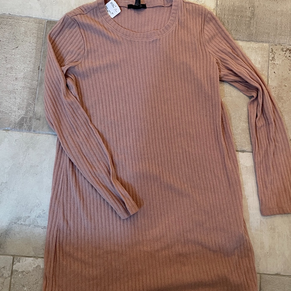 Forever 21 Sweater Dress, Pink - Women's Large